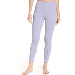 Zella Lilac Refocus High Waist Crop‎ Yoga Pants Small